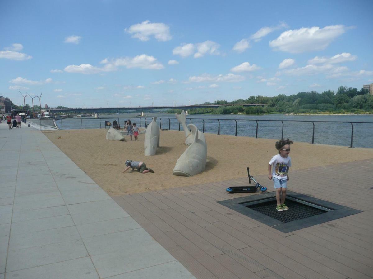Sunny Wisla River Apartment Varşova Dış mekan fotoğraf
